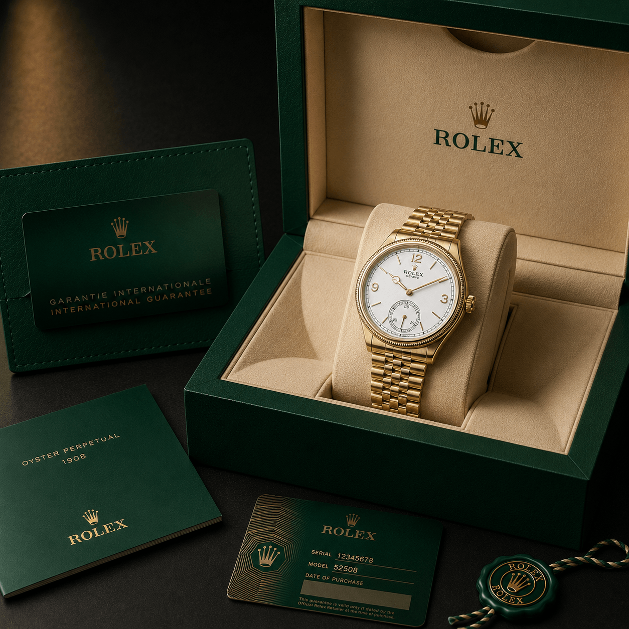1908 yellow gold