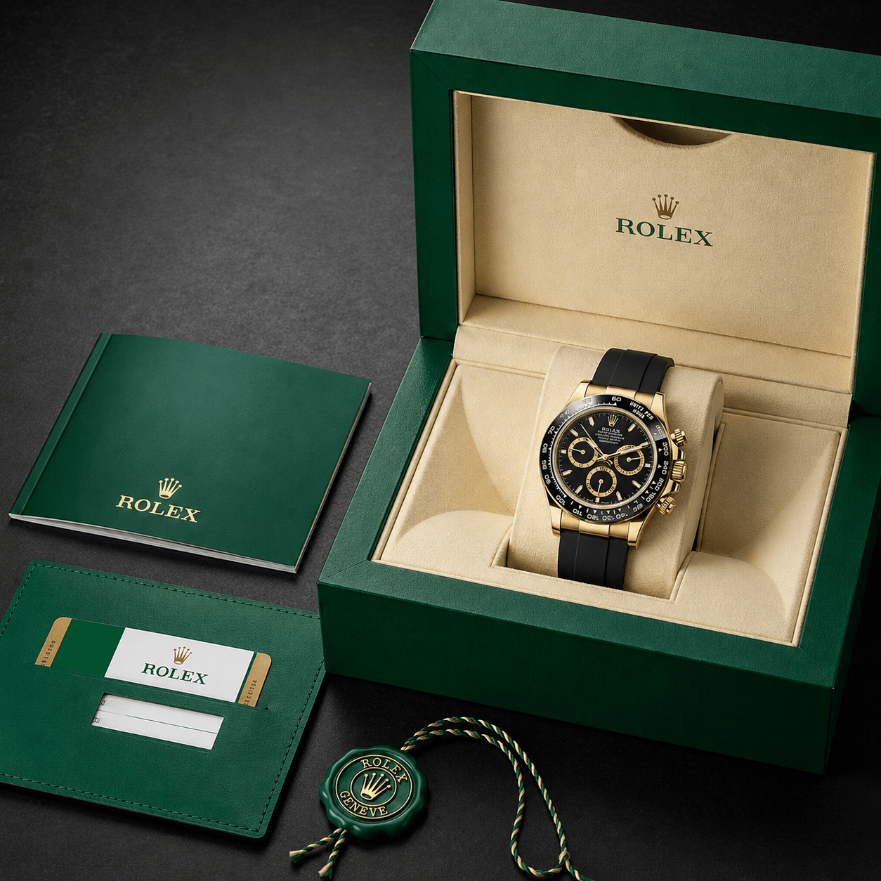 Daytona Oysterflex yellow gold Secondary image