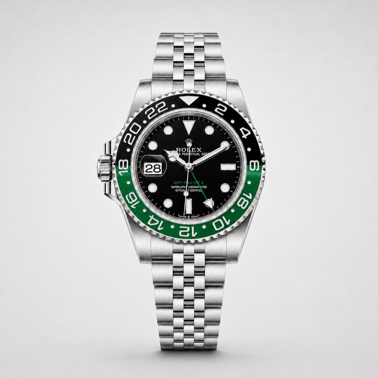 GMT-Master II left-handed, Jubilee bracelet
