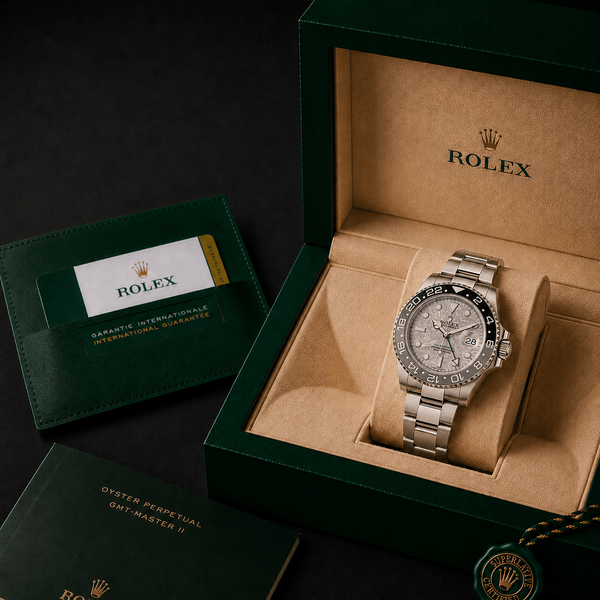GMT-Master II white gold meteorite