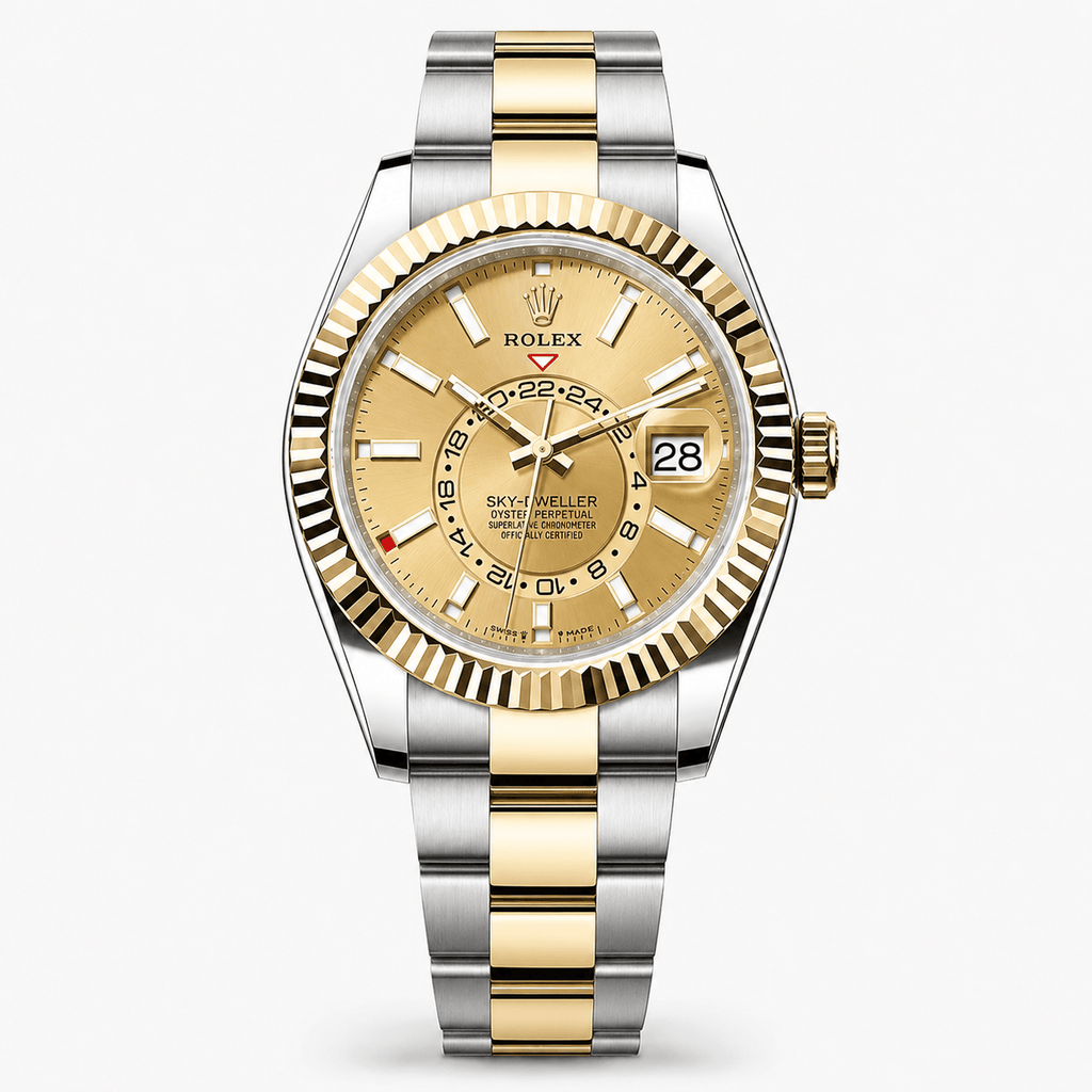 Sky-Dweller steel & yellow gold