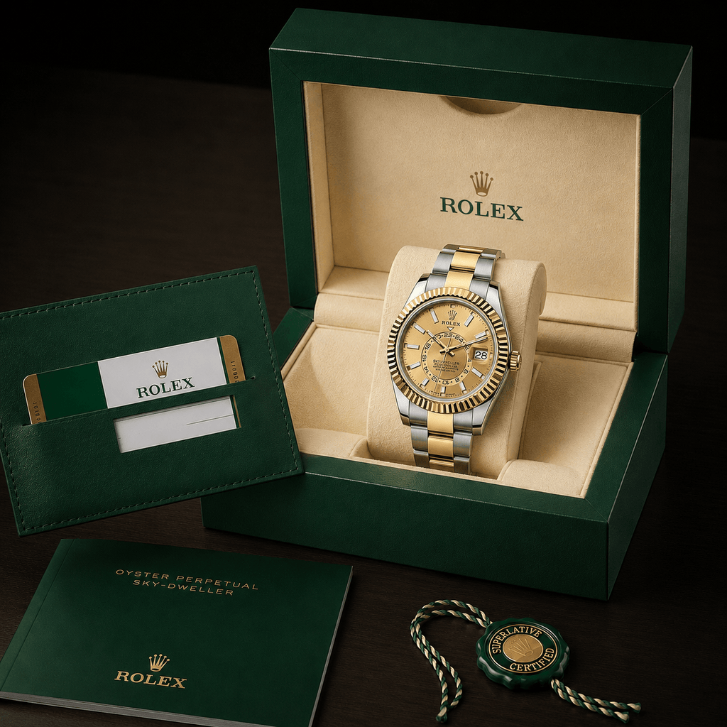 Sky-Dweller steel & yellow gold