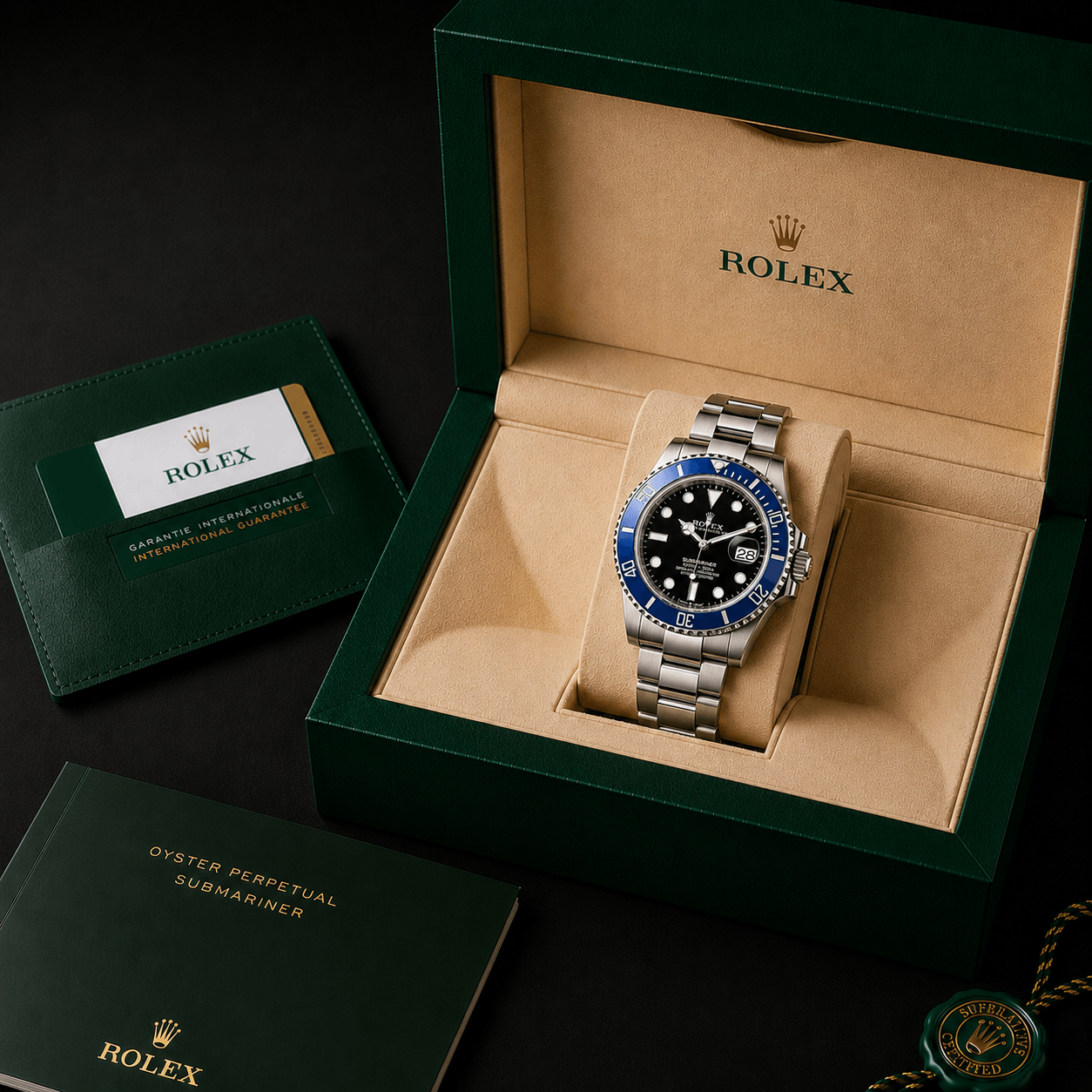 Submariner Date, white gold