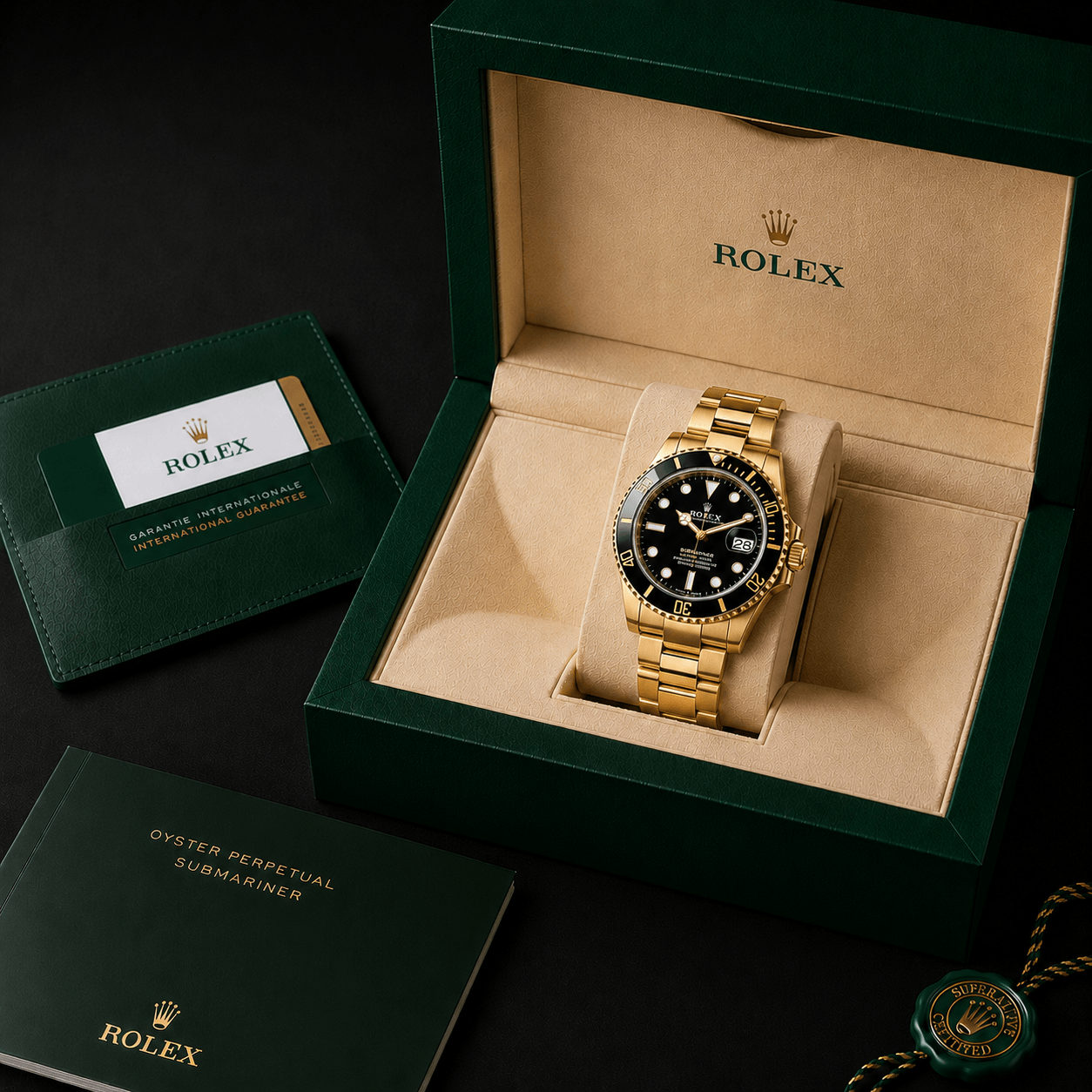 Submariner Date, yellow gold